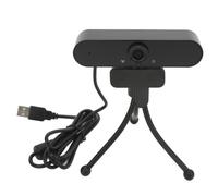 Webcam Full HD avec deux microphones stéréo et contrôle automatique de l'exposition, fixation universelle pour ordinateurs portables et de bureau,