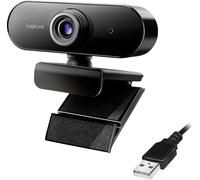 LogiLink Webcam UA0371 Full HD, support à pince, microphone