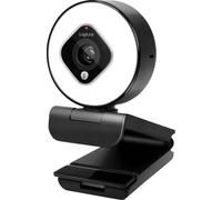 Webcam Full HD LogiLink UA0384 support à pince, microphone