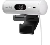 Webcam Full HD Logitech Brio 500 support à pince, microphone stéréo, cache intégré