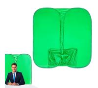 Webcam Green Screen - Toile de fond pour photographie double face - Pour studio vidéo et streaming en direct