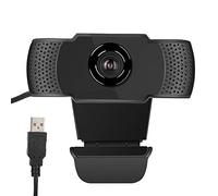 Webcam HD, USB 1080P haute définition pour ordinateur portable Camputer pour ordinateur portable Microphone intégré - Disque libre, microphone à réduction de bruit - pour réunion / enseignement