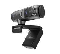 Webcam j5create 2K @60FPS | Cadrage IA, autofocus, micro Hi-Fi, cache vie privée, support extensible, compatible Zoom/Teams/Meet (JVU302)