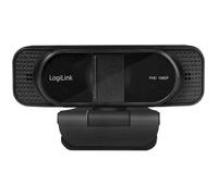 Webcam - LogiLink - UA0381 - Full HD - 2 micros - Noir - Autofocus