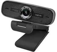 LogiLink Webcam UA0378 Full HD – support à pince, microphone