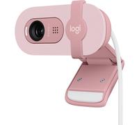 Webcam Logitech Brio 100 Webcam Full HD avec confidentialité, Correction automatique de l''éclairage, USB-A - Rose