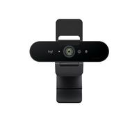 Logitech Brio 4K webcam, appels vidéo, micro anti-parasite, correction automatique de l’éclairage HD,pour Microsoft Teams, Zoom, Google Voice,Google Meet,PC/Mac/ordinateur portable/Macbook - Graphite