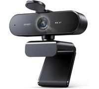 Webcam Nova 4K, Webcam 4K avec 2 Microphones avec réduction de Bruit, Webcam pc avec Angle 73° et Cache Objectif, Correction Automatique de la lumière, Webcam pour Mac, Ordinateur Portable¿Zoom
