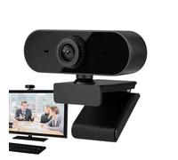 Webcam pour PC - Caméra de streaming réglable à 360° avec microphone | Caméra PC HD 720P, webcam sans pilote pour moniteur PC, caméra d'ordinateur portable pour les appels vidéo, les conférences et le