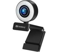 Webcam Pro Sandberg 134-21 USB Streamer Noir G