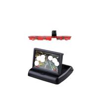 Webcam recul Voiture Caméra de recul avec feu Stop et écran de 4,3 Pouces pour Peugeot pour Traveller Tension 12 V(Foldingdisplaycamera)