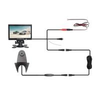 Webcam Recul Voiture Caméra Recul AHD 1080P avec Moniteur Voiture 7 Pouces pour Mercedes pour Benz pour Viano pour Sprinter pour Vito(Power Cord)