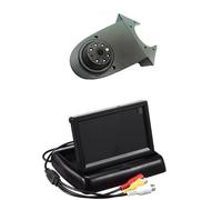 Webcam Recul Voiture Caméra Recul avec Feu Stop avec Écran D'affichage 4,3 Pouces pour Mercedes pour Benz pour Viano pour Sprinter pour Vito(Folding Screen)