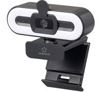 Webcam Renkforce RF-WC-190 2592 x 1944 Pixel support à pince, filetage pour trépied, microphone