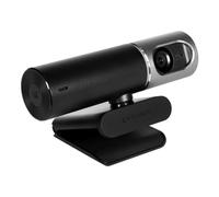 Streamplify Webcam CAM Pro 4K, Grand Angle 105°, capteur de Pixels 8,5 M, Microphones stéréo intégrés, Mise au Point Automatique, obturateur Rotatif, Noir