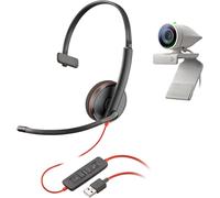 Webcam Studio P5 & Blackwire 3210 Usb-A 1 Écouteur