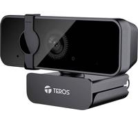 Webcam Teros TE-9072 2560 x 1440 Pixel microphone, pied de support