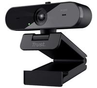 Trust Taxon Webcam 2K QHD, 85% Plastique Recyclé, 2560x1440p, Filtre de Confidentialité, Autofocus, 2 Microphones, Grand Angle, Caméra Web USB pour Teams, Zoom, Skype, PC, Laptop, Mac, Macbook
