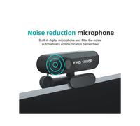 Webcam USB 1080P avec Réduction de Bruit, Mise au Point Automatique, Caméra de Beauté, Protection de la Vie Privée pour Diffusion en Direct,