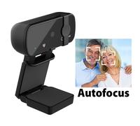 Webcam USB 4K autofocus avec cache - Somikon