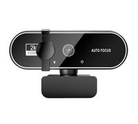Webcam USB 4K ciblée pour les instructeurs en ligne, les travailleurs à distance et les créateurs de contenu en direct, compatibilité croisée des appareils mis en évidence (2k)