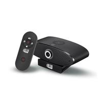 Webcam USB 4K Ultra HD avec Zoom 4X, Haut-Parleur intégré 3 W x 2, Microphone, Angle de Vue réglable de 90 à 150 degrés, Adaptateur de Montage et télécommande