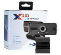 ProXtend X201 Full HD webcam 3 MP 2048 x 1536 pixels USB 2.0 Noir, Argent