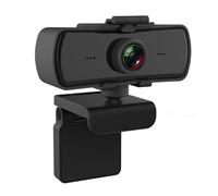 Webcam USB grand écran, Full HD avec microphone omnidirectionnel, prête à l'emploi pour le streaming en direct, 108