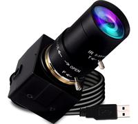 Webcam USB varifocale 10X zoom optique, objectif Varifocus 5-50 mm, webcam varifocale 2 MP avec OV2710, caméra réglable 1080@30fps webcam pour Windows, Linux, Mac