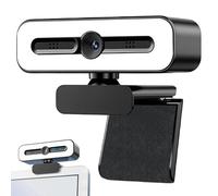 Webcam USB VEGOATY 1080P : Webcam Full HD Grand Angle 90° avec Microphone intégré pour Les appels vidéo, l’Enregistrement et Les visioconférences. Caméra USB rotative à 360°