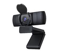Webcam Webcam UHD 4K Autofocus avec cache de confidentialité Caméra Web professionnelle à 90° avec deux micros à réduction de bruit for les conférences, la diffusion en direct et l'enregistrement
