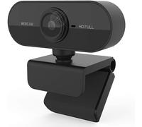 Webcam With Microphone, 30Fps Full Hd 1080P Webcam Video Camera For Computers Pc Laptop Desktop, Usb Plug And Play, Conference Study, Meeting, Video Calling, Live Streaming