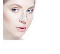 WebDeals Clip De Modelage du Nez, Lisseur De Nez pour Nez Larges, Embellisseur De Nez en Silicone De Sécurité, Rehausseur De Hauteur du Nez Nez Plus Mince pour Femmes, Hommes Et Jeunes Filles (Blanc)