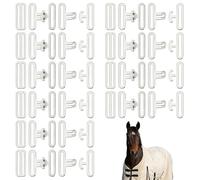 WEBEEDY 10 Kits de Remplacement de Boucle de Surfaix pour Couverture Cheval Surfaix Universel Quincaillerie Robuste pour Réparation et Restauration pour Équitation Écurie Réparation Cheval, 6cm