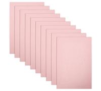 WEBEEDY 10 Pièces Semelles en Carton Cellulosique Rose Fibre Semelles 20x30cm Prédécoupées pour Chaussures pour Hommes et Femmes Bottes Faisant et Réparant Fournitures