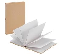 WEBEEDY 2 Pcs Livre D'Aquarelle Concertina 300 Cahier de Croquis D'Accordéon GSM Portable Journal de Voyage Accordéon Pliage Papier Aquarelle Cahier pour la Peinture 21.5x15cm