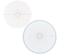 WEBEEDY 2 Tailles de Céramique Outils de Diviseur d'Argile Modèle de Diviseur Rond pour l'argile et les Projets de Design,Outil de Poterie Cercle DIY pour les Potiers et Artistes Argile(26cm & 20cm)