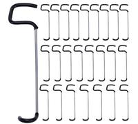 WEBEEDY 25 PCS Arbres Fruitiers Élargisseur de Membres 19.3cm Élargisseur de Tireur de Branche d'arbre avec Tuyau en Plastique enveloppé Jardinage Fournitures de Mise en Forme pour Les Branches