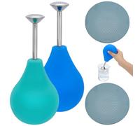 WEBEEDY 4 Ensemble D'Outils de Feutrage Humide Comprenant 2 arroseurs à Boule Brause et 2 outils Verts de Feutrage Humide Matériel et Fournitures en Feutre de Laine pour L'Artisanat du Textile DIY