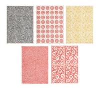 WEBEEDY 5 Styles de Transferts Sous Glaçure Décalcomanies en Céramique Fleurs Colorées Animaux Porcelaine Céramique Argile Feuilles de Papier de Transfert