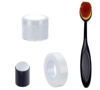 WEBEEDY Crème Effaçable à la Chaleur pour Marquage de Tissu Marqueur de Gabarit Blanc Sashiko avec Éponge 20g/Boîte Pinceau et Ruban pour Transférer les Motifs de Broderie Sashiko en Couture Patchwork