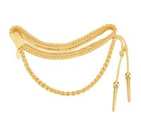 WEBEEDY Épaulettes D'Épaule Aiguillette Cordon D'Épaule pour Hommes et Femmes Insigne D'Épaule Tressé Traditionnel avec Embout Doré pour la Décoration de Vêtements DIY Uniformes Costumes et Rubans