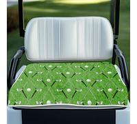 WEBEEDY Housses de Siège de Chariot de Golf Serviette Couverture Coussin Confortable Universel Protège Siège de Chariot de Golf Professionnel en Microfibre pour 2 Personne 130x78.5cm
