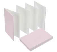 WEBEEDY Lot de 2 carnets de croquis en accordéon à couverture rigide pour peinture, voyage, esquisses en plein air, Noël, décoration de fête (rose)