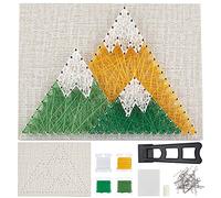 WEBEEDY String Art Kit pour Adultes Débutants, Kit de Bricolage à Cordes de Montagne, Inclut Tout les Accessoires et le Cadre Nécessaires, Accueil Décorations Murales Cadeau Unique