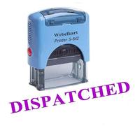 Webelkart Printer S-842 Tampon auto-encreur en caoutchouc pour bureau Violet