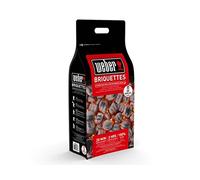 Weber 17668 Briquettes de Charbon de Bois 40,5 x 35,2 x 17,2 cm 8 kg Noir