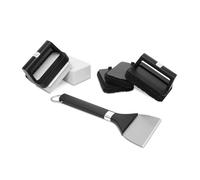 Weber 3400021 Kit de Nettoyage pour Plaque de Cuisson 8 pièces, Noir