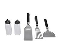 Weber 6776 Essential Griddle Tool Set de 5 Outils Argenté