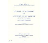 Weber A. - Leçons Progressives Lecture et Rythme Vol.3